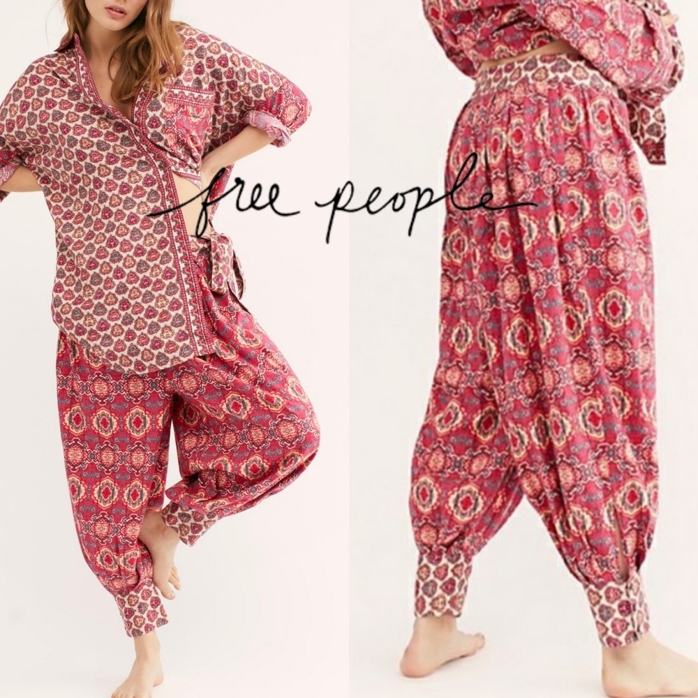 NWOT Free People Cotton Halibabe Lounge Pants